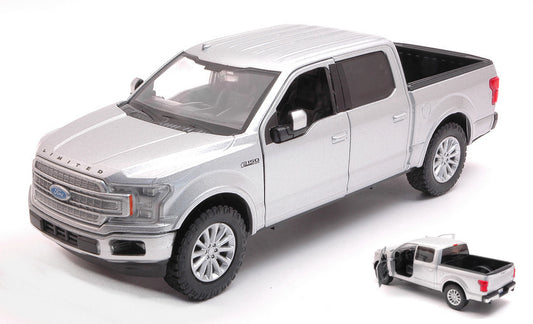 Motormax - FORD F-150 LIMITED CREW CAB 2019 SILVER 1:27 - Cod. MTM79364S