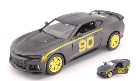 Motormax - CHEVROLET CAMARO ZL1 2017 N.90 MATT BLACK 1:24 - Cod. MTM79510MBK