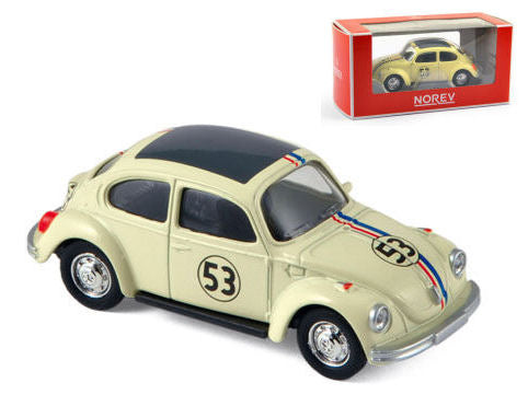 Norev - VW BEETLE 1303 N.3 "HERBIE-UN MAGGIOLINO TUTTO MATTO" 1973 1:64 - Cod. NV310502