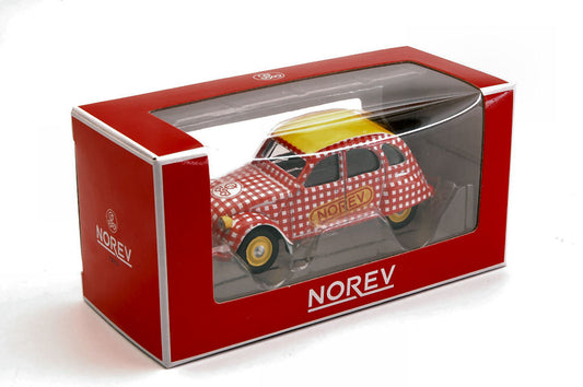 Norev - CITROEN 2CV 6 SPECIAL 1980 "CYCLISTE - RED & WHITE" 1:64 - Cod. NV310601
