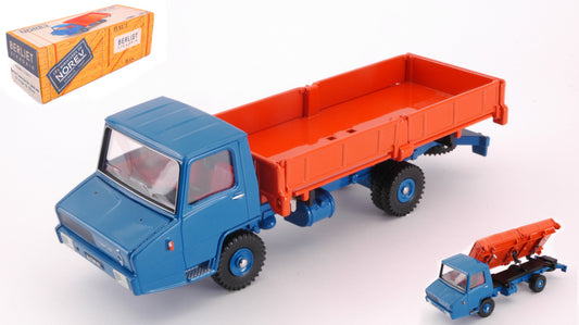 Norev - BERLIET STRADAIR BENNE BASCULANTE LATERALE ORANGE & BLUE 1:43 - Cod. NVCL6921