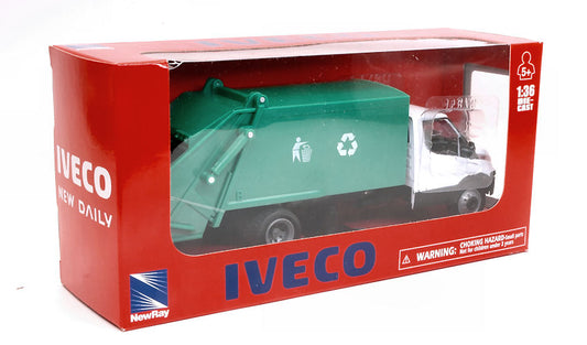 New Ray - IVECO DAILY RACCOLTA RIFIUTI BIANCO 1:36 - Cod. NY15873N