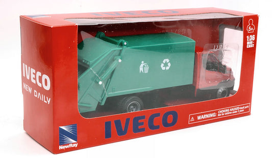 New Ray - IVECO DAILY RACCOLTA RIFIUTI ROSSO 1:36 - Cod. NY15873P