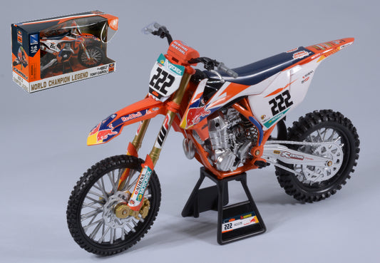 New Ray - RED BULL KTM 450 SX-F N.222 TONY CAIROLI 1:6 - Cod. NY49673
