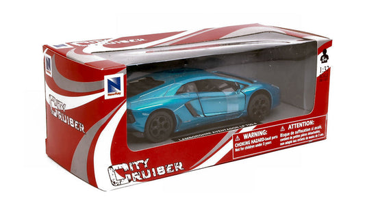 New Ray - LAMBORGHINI AVENTADOR LP 700-4 TURQUOISE METALLIC 1:32 - Cod. NY51493AT