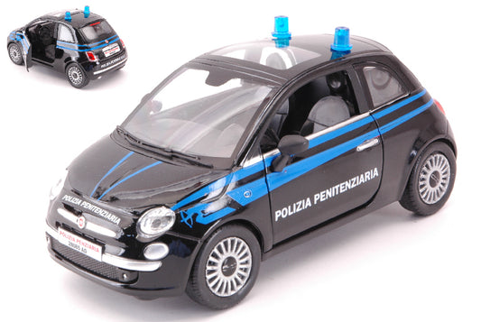New Ray - FIAT NUOVA 500 POLIZIA PENITENZIARIA 1:24 - Cod. NY71403