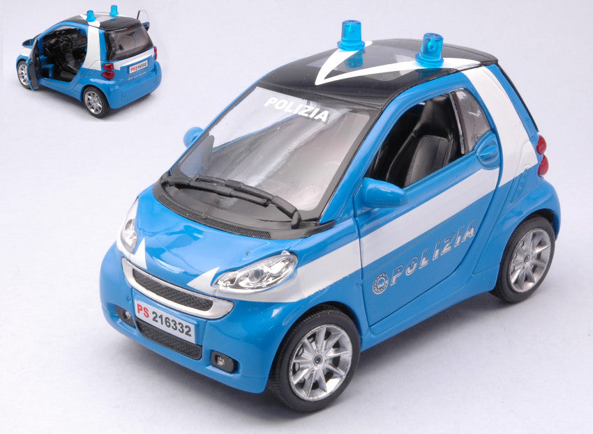 New Ray - SMART FORTWO POLIZIA 1:24 - Cod. NY71413