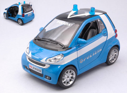 New Ray - SMART FORTWO POLIZIA 1:24 - Cod. NY71413
