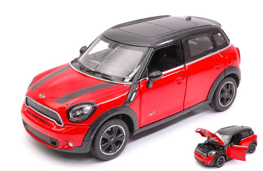 Rastar - MINI COOPER S COUNTRY (R60) RED/BLACK 1:24 - Cod. RAT56400R