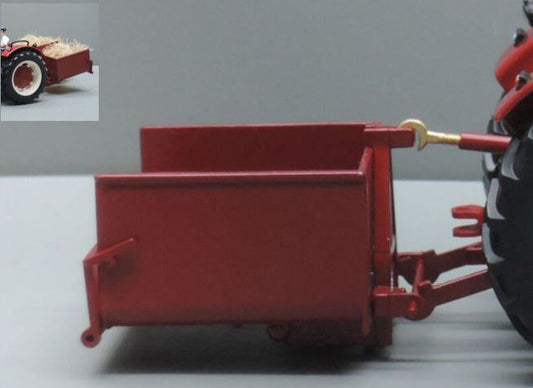 Replicagri - CASSONETTO ROSSO CON ATTACCO IDRAULICO A TRE PUNTI 1:32 - Cod. REPLI140R