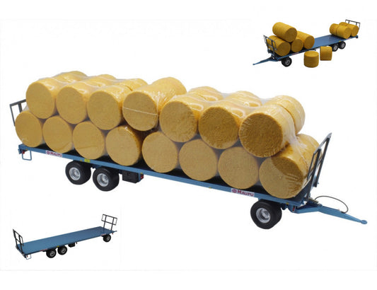 Replicagri - RIMORCHIO MAUPU CON ROTOBALLE 1:32 - Cod. REPLI233