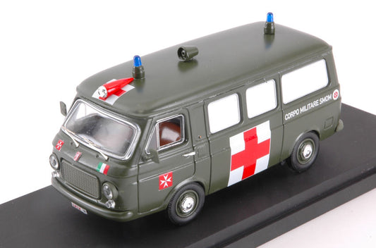 Rio - FIAT 238 AMBULANZA MILIT. S.M.O.M. SOVRANO MILITARE ORDINE DI MALTA 1:43 - Cod. RI4443