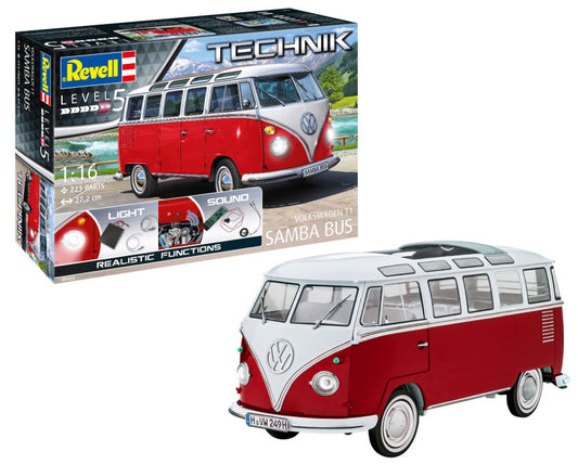 Revell - VW T1 SAMBA BUS TECHNIK KIT 1:16 - Cod. RV00455