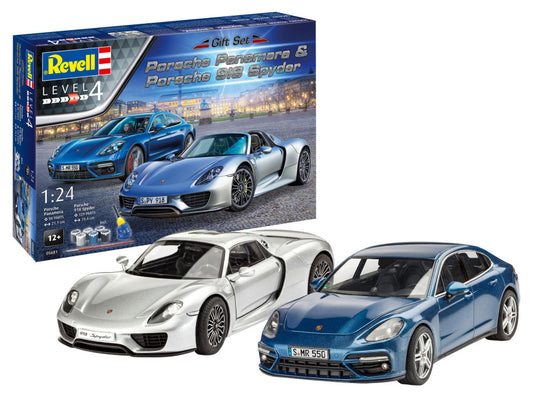 Revell - PORSCHE SET GIFT SET KIT 1:24 - Cod. RV05681