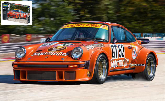 Revell - PORSCHE 934 RSR JAGERMEISTER KIT 1:24 - Cod. RV07031