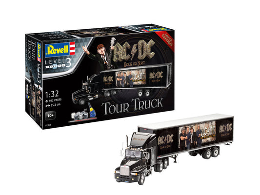 Revell - TRUCK & TRAILER "AC/DC" GIFT SET KIT 1:32 - Cod. RV07453