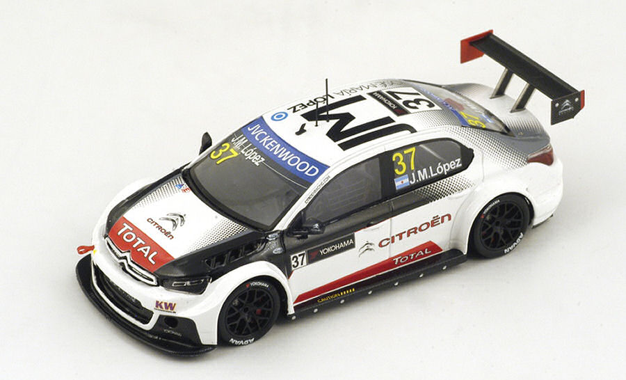Spark Model - CITROEN C-ELYSEE N.37 WINNER R1 RACE OF ARGENTINA 2015 J.M.LOPEZ 1:43 - Cod. S4524