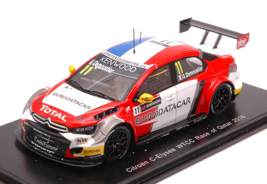 Spark Model - CITROEN C-ELISEE N.11 R2 QATAR 2016 G.DEMOUSTIER 1:43 - Cod. S5099