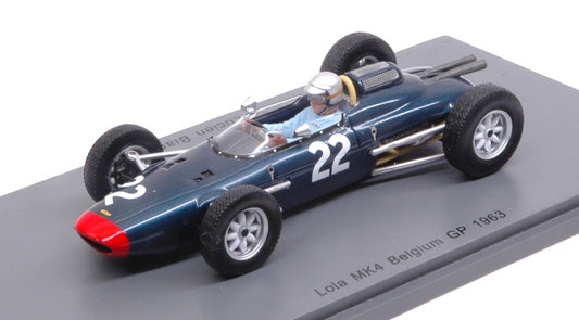 Spark Model - LOLA MK4 L.BIANCHI 1963 N.22 ACCIDENT BELGIUM GP 1:43 - Cod. S5330
