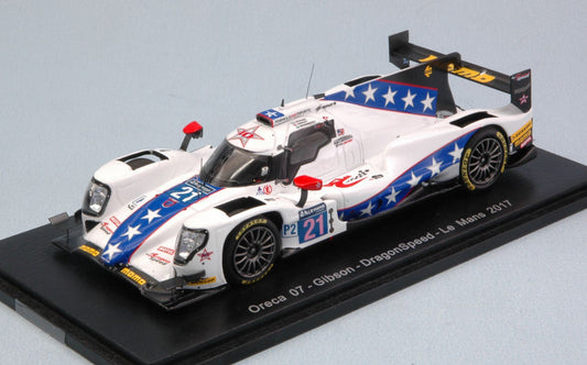 Spark Model - ORECA 07 GIBSON N.21 15th LM 2017 HEDMAN-HANLEY-ROSENQVIST 1:43 - Cod. S5808