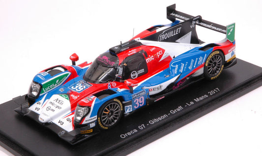 Spark Model - ORECA 07 GIBSON N.39 44th LM 2017 GUIBBERT-TROUILLET-WINSLOW 1:43 - Cod. S5825