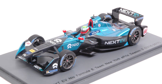 Spark Model - NEXT EV NIO O.TURVEY 2017 N.88 Rd9 NEW YORK FORMULA "E" 1:43 - Cod. S5919