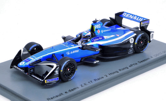 Spark Model - RENAULT N.8 Rd.2 HONG KONG FORMULA E SEASON 4 (2017-2018) N.PROST 1:43 - Cod. S5927