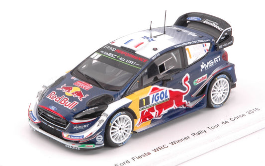 Spark Model - FORD FIESTA WRC N.1 WINNER TOUR DE CORSE 2018 S.OGIER-J.INGRASSIA 1:43 - Cod. S5970
