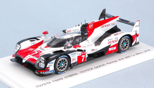 Spark Model - TOYOTA TS050 HYBRID N.7 2nd LM 2018 M.CONWAY-K.KOBAYASHI-J.M.LOPEZ 1:43 - Cod. S7006