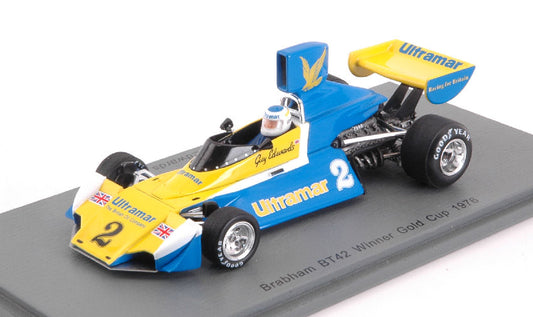 Spark Model - BRABHAM BT42 N.2 WINNER OULTON PARK GOLD CUP GP 1976 GUY EDWARDS 1:43 - Cod. S7100