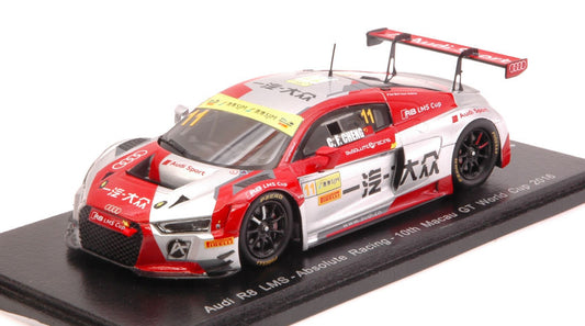 Spark Model - AUDI R8 LMS N.11 10th MACAU GT WORLD CUP 2016 CHENG CONGFU 1:43 - Cod. SA115