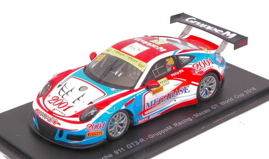 Spark Model - PORSCHE 911 GT3 R N.98 MACAU GT WORLD CUP 2016 MA C.YEUNG PHILIP 1:43 - Cod. SA118