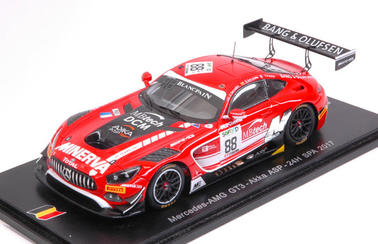 Spark Model - MERCEDES GT3 N.88 NC 24H SPA 2017 SERRALLES-JUNCADELLA-VAUTIER 1:43 - Cod. SB160