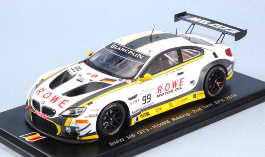 Spark Model - BMW M6 GT3 N.99 2nd 24 H SPA 2018 A.SIMS-J.KINGMANN-N.CATSBURG 1:43 - Cod. SB202