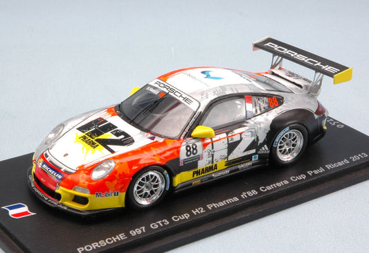 Spark Model - PORSCHE 997 GT3 N.88 CARRERA CUP PAUL RICARD 2013 H.HASSID 1:43 - Cod. SF073