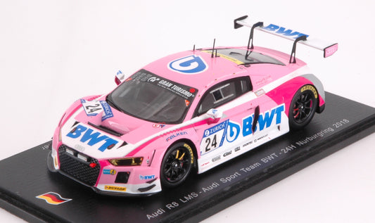 Spark Model - AUDI R8 N.24 24 H NURBURGRING 2018 WINCKELHOCK-ROCKENFELLER-HAASE-MULLER - Cod. SG409