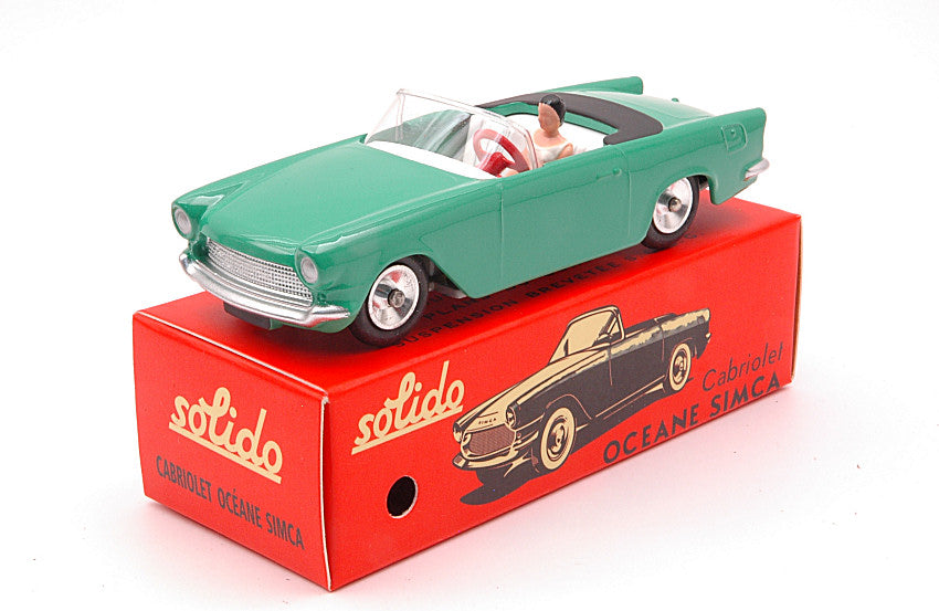 Solido - SIMCA OCEANE CABRIOLET LIGHT GREEN CLUB SOLIDO 1:43 - Cod. SL1001101