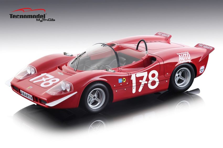Tecnomodel - ABARTH 2000 S N.178 WINNER TARGA FLORIO 1969 BITTER-KELLENERS 1:18 - Cod. TMD1858C