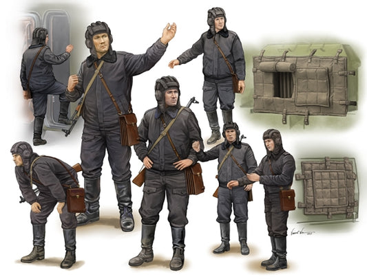 Trumpeter - SOVIET SOLDIER SCUD B CREW KIT 1:35 - Cod. TP0434