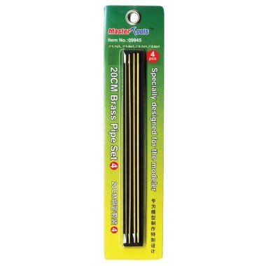Trumpeter - CANNE IN OTTONE 20 cm Pz.4 mm 1,1-1,6-2,1-2,6 1 Pz. x TIPO - Cod. TP9945