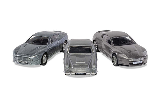 Corgi - JAMES BOND ASTON MARTIN COLLECT.V12 VANQUISH 85 mm-DB5 85 mm-DBS 85 mm - Cod. TY99284