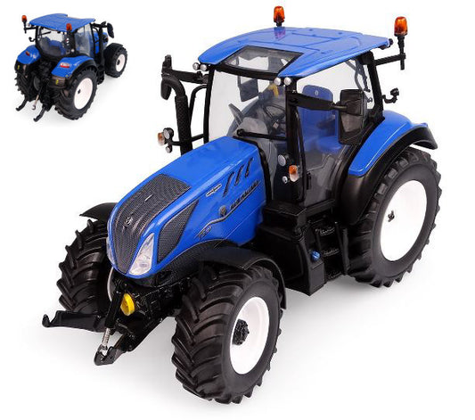 Universal Hobbies - TRATTORE NEW HOLLAND T5.130 LOW ROOF HIGH VISIBILITY 1:32 - Cod. UH6222