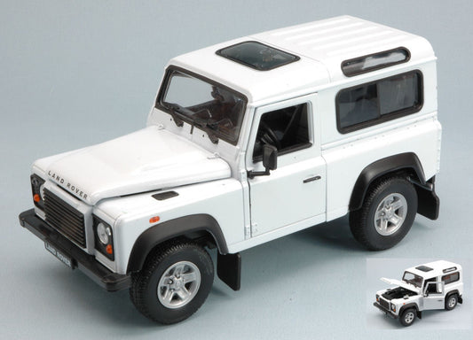 Welly - LAND ROVER DEFENDER 90 1984 WHITE 1:24 - Cod. WE0342