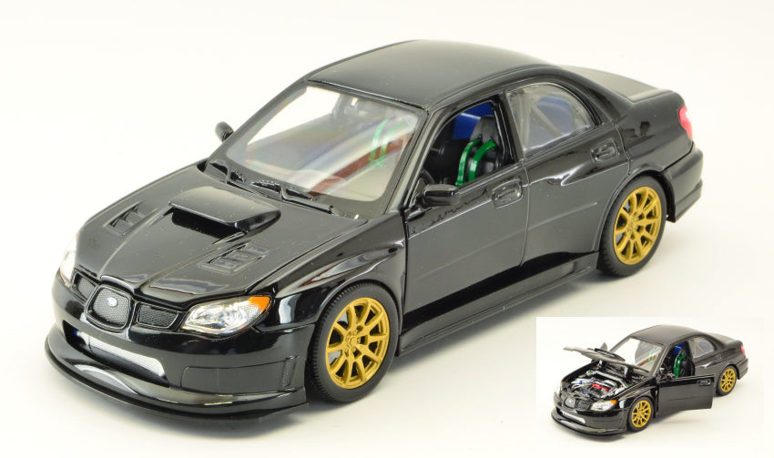 Welly - SUBARU IMPREZA WRX STi BLACK 1:24-27 - Cod. WE22487BK