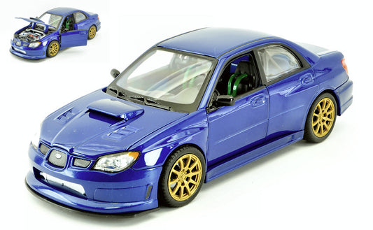 Welly - SUBARU IMPREZA WRX STI BLUE 1:24 - Cod. WE22487BL