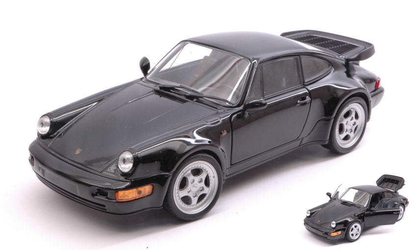 Welly - PORSCHE 911 TURBO 3.0 1974 BLACK 1:24-27 - Cod. WE24023BK