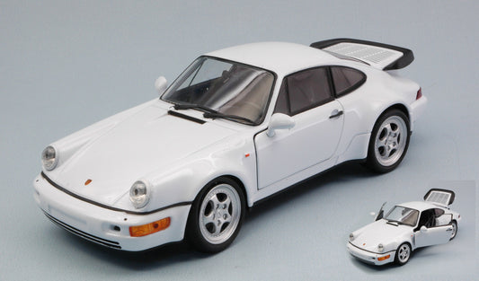 Welly - PORSCHE 911 (964) TURBO WHITE 1:24 - Cod. WE24023WE