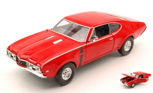 Welly - OLDSMOBILE 442 1968 RED 1:24 - Cod. WE24024R