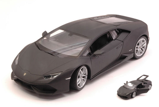 Welly - LAMBORGHINI HURACAN LP 610-4 MATT BLACK 1:24 - Cod. WE24056MBK