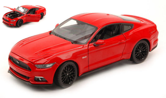 Welly - FORD MUSTANG GT 2015 RED 1:24-27 - Cod. WE24062R